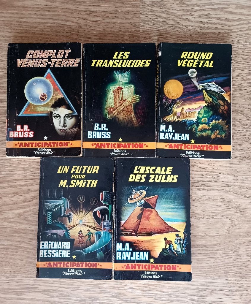 Lot de 5 Fleuve Noir Anticipation ''fusée'', Boeken, Ophalen of Verzenden, Gelezen, Divers auteurs