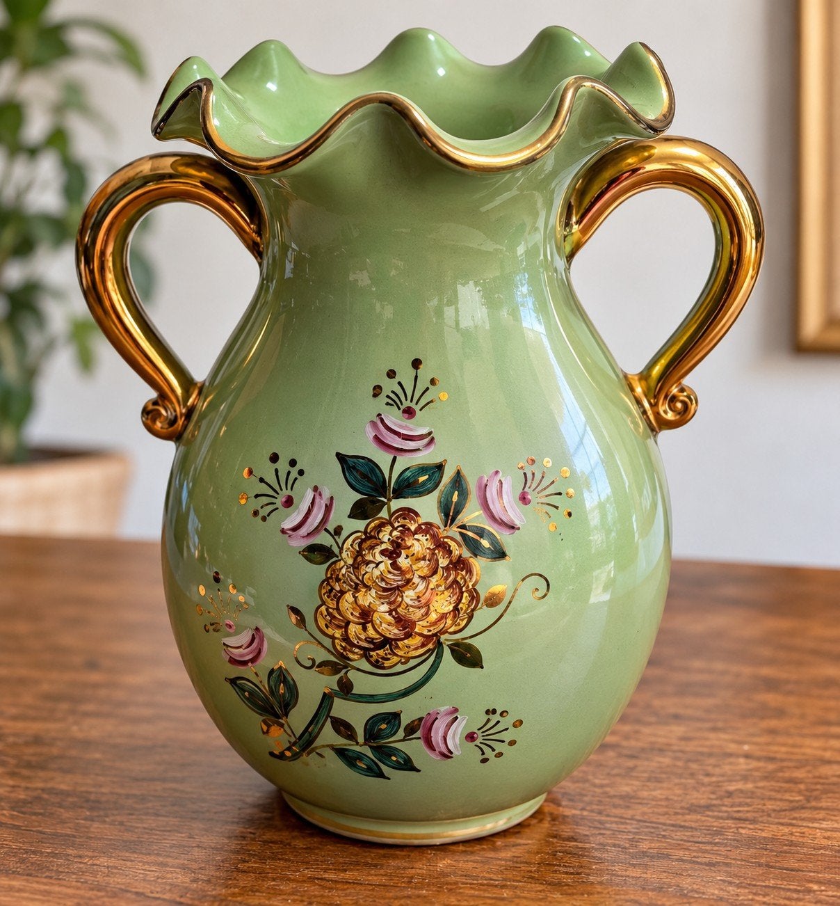 Volop Deruta vaas, Antiek en Kunst, Ophalen of Verzenden