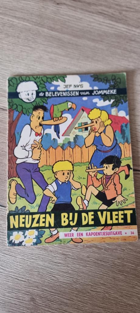 Vintage strip Jommeke 36 - Neuzen bij de vleet, Une BD, Enlèvement ou Envoi, Utilisé, Jeff Nys