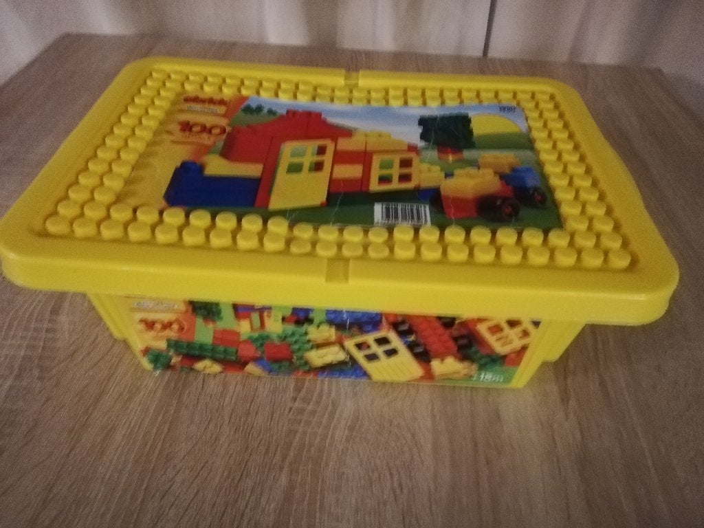 Blokkendoos Abrick 100 blokken, Ophalen, Gebruikt, Abrick