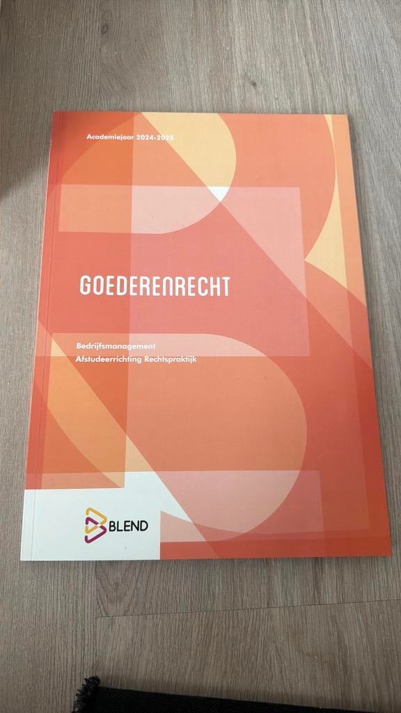 Goederenrecht, business partner & België voor beginners, Boeken, Ophalen of Verzenden, Zo goed als nieuw