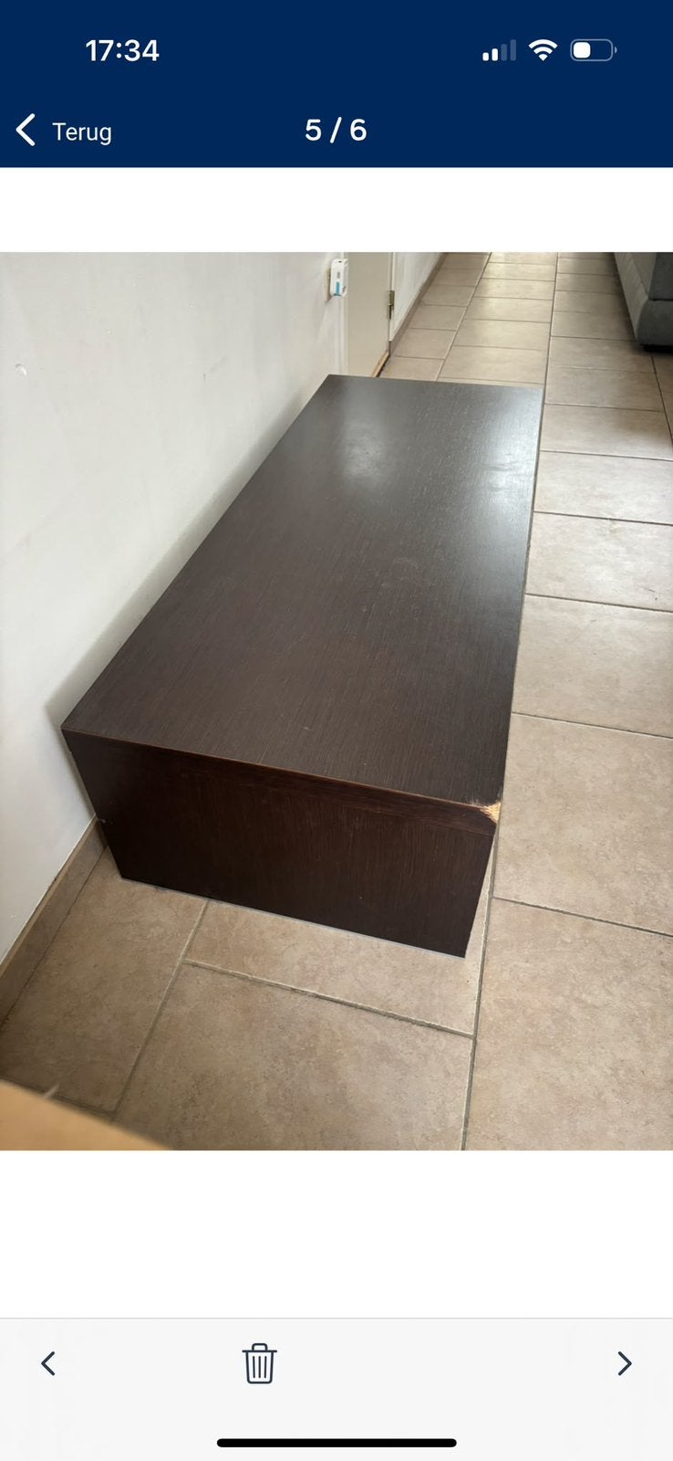Salon Tafel - GRATIS - ZSM ophalen, Huis en Inrichting, Ophalen, Gebruikt