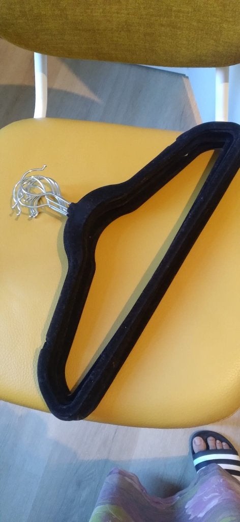 Cintres pour vêtements (10 pièces), Enlèvement, Comme neuf, Velours, Enfants et Adultes