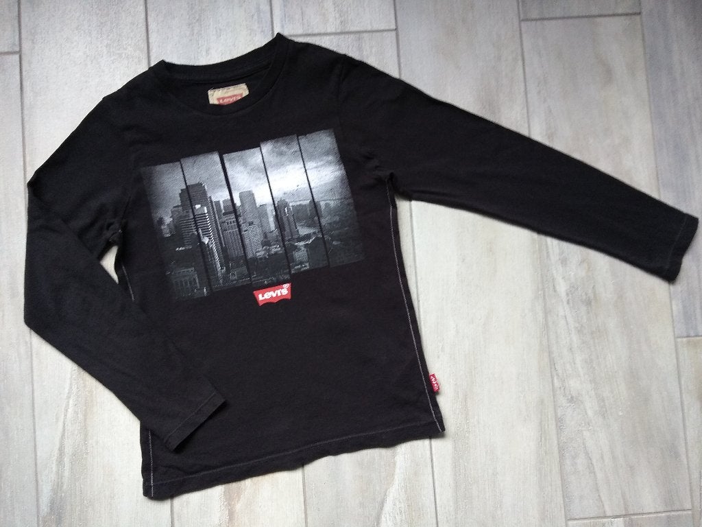 ★ M128 - Longleeve Levis, Gebruikt, Ophalen of Verzenden, Shirt of Longsleeve, Levi's