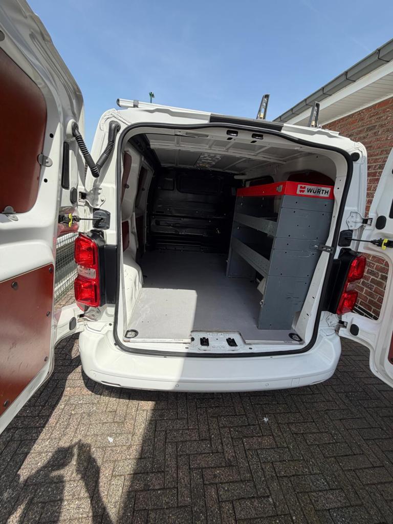 Peugeot-expert, Bluetooth, Leder en Stof, Wit, Diesel