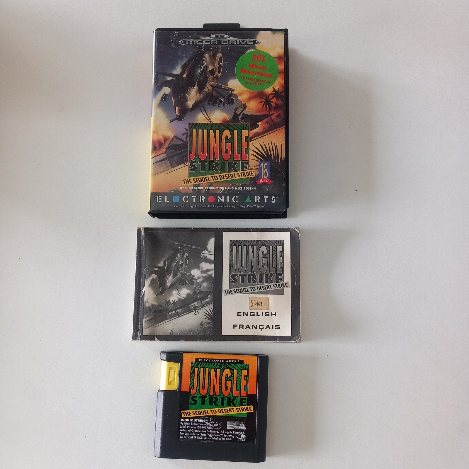 Jungle Strike Sega Mega Drive pal, Ophalen of Verzenden, Mega Drive