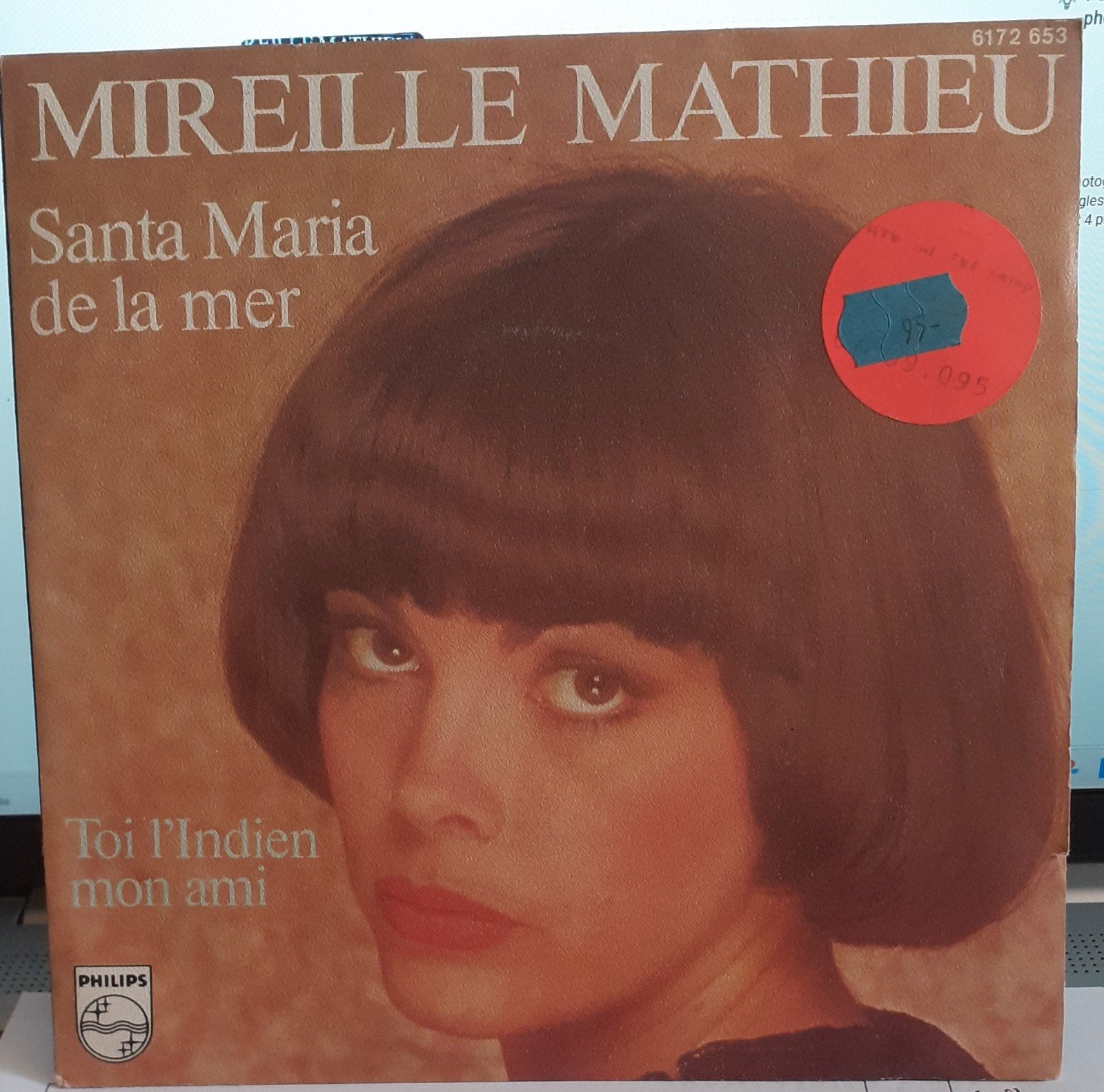 vinyl 45 tours mireille mathieu (x20400), Enlèvement ou Envoi, Utilisé, Autres genres