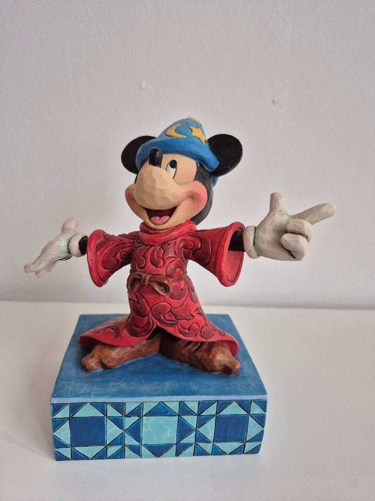 Disney traditions Mickey Mouse sorcerer's apprentice, Verzamelen, Ophalen, Mickey Mouse, Zo goed als nieuw, Beeldje of Figuurtje