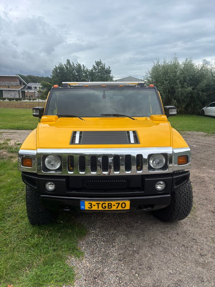 Nette Hummer H2 - 2006 - 118635 km - Geweldig Audio systeem, Auto's, Automaat, 700 g/km, Particulier, 5967 cc