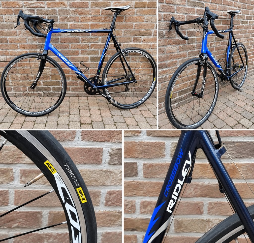 Ridley Crossbow Cyclocrossfiets – maat 62, Autres marques, Frein sur jante, Comme neuf, Enlèvement