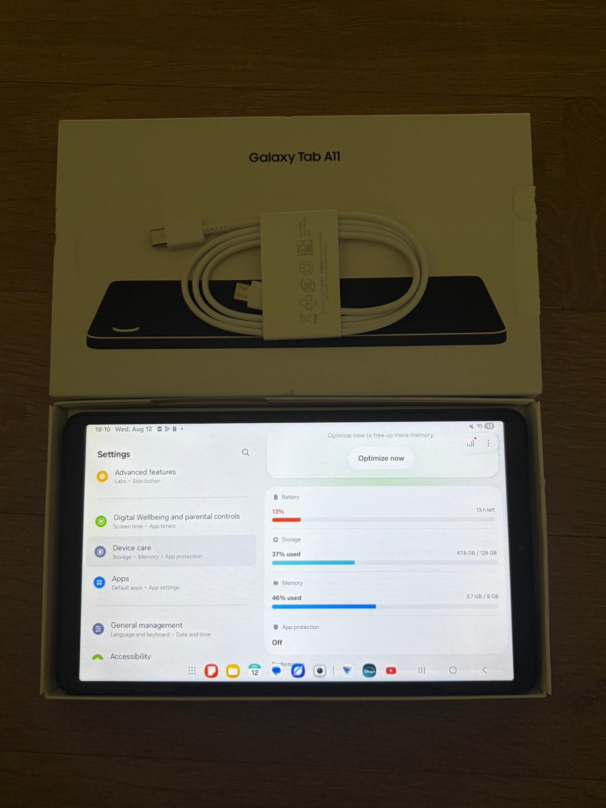 Samsung Galaxy Tab A11 8GB/128GB, Informatique & Logiciels, Android Tablettes, Enlèvement ou Envoi, 9 pouces, Comme neuf, 128 GB