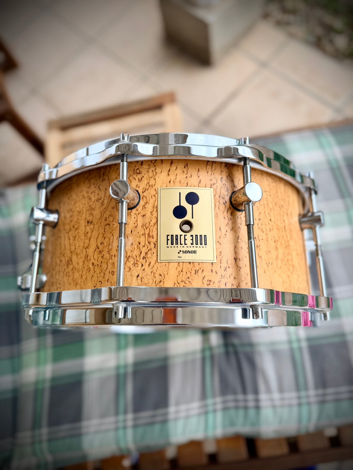 Sonor force 3000 snare 14x6,5 - scandinavian birch, Muziek en Instrumenten, Drumstellen en Slagwerk, Ophalen of Verzenden, Zo goed als nieuw
