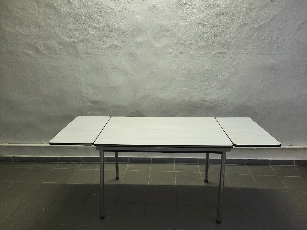 Vintage Eettafel Eighties, Huis en Inrichting, Ophalen, Gebruikt, Vijf personen of meer, 150 tot 200 cm