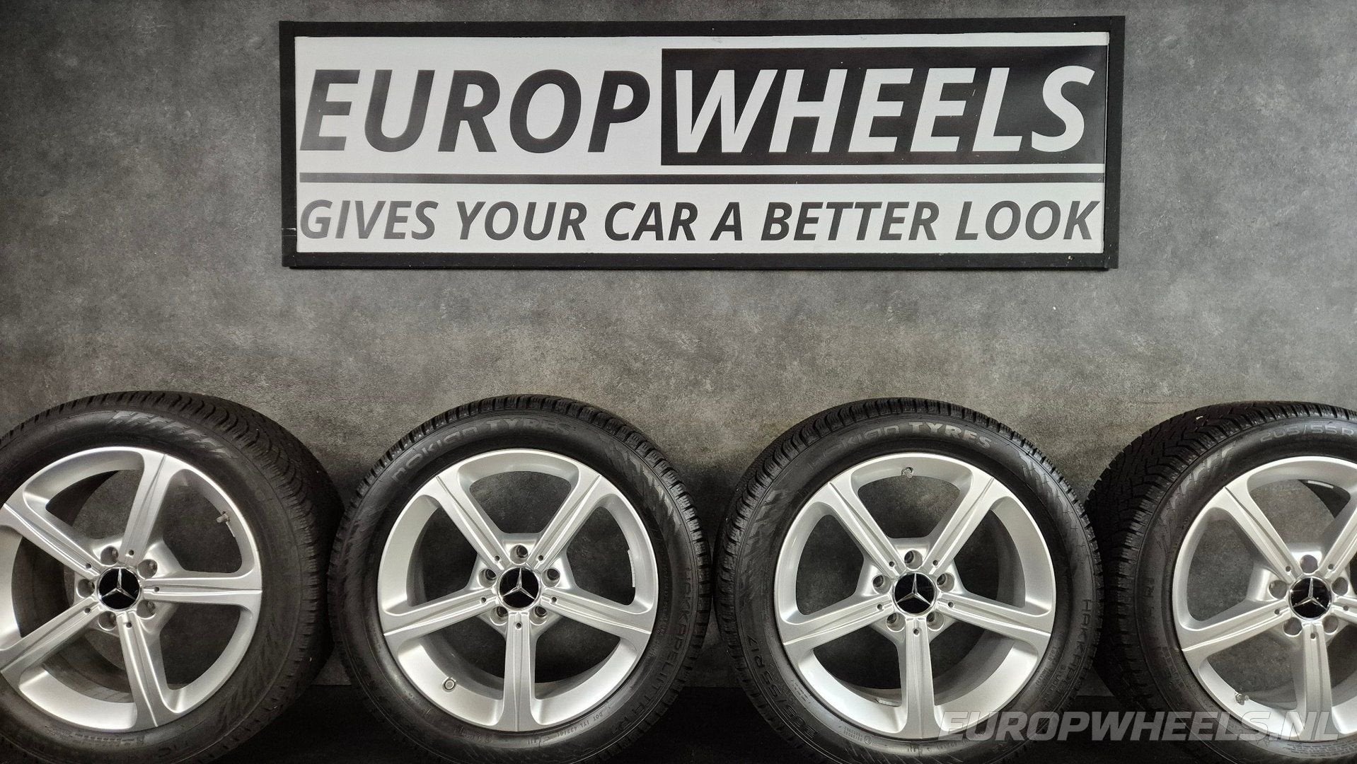 17 inch Mercedes W177 W247 CLA velgen winterbanden, Auto-onderdelen, Banden en Velgen, Gebruikt, -, -, Banden en Velgen