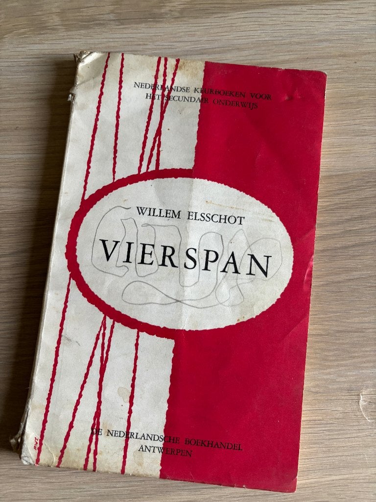 boek VIERSPAN Willem Elsschot, België, Willem Elsschot, Ophalen, Gelezen
