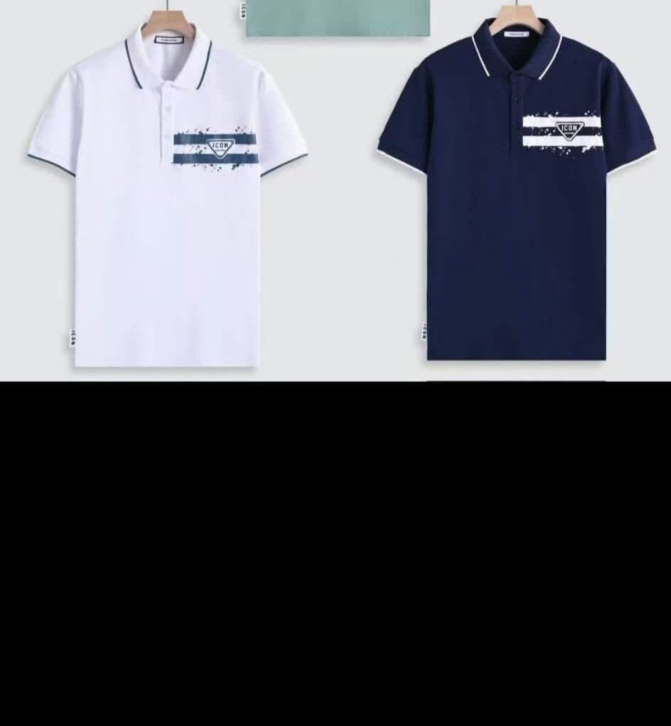 Polos à icônes de différentes tailles, Enlèvement ou Envoi, Neuf, Bleu