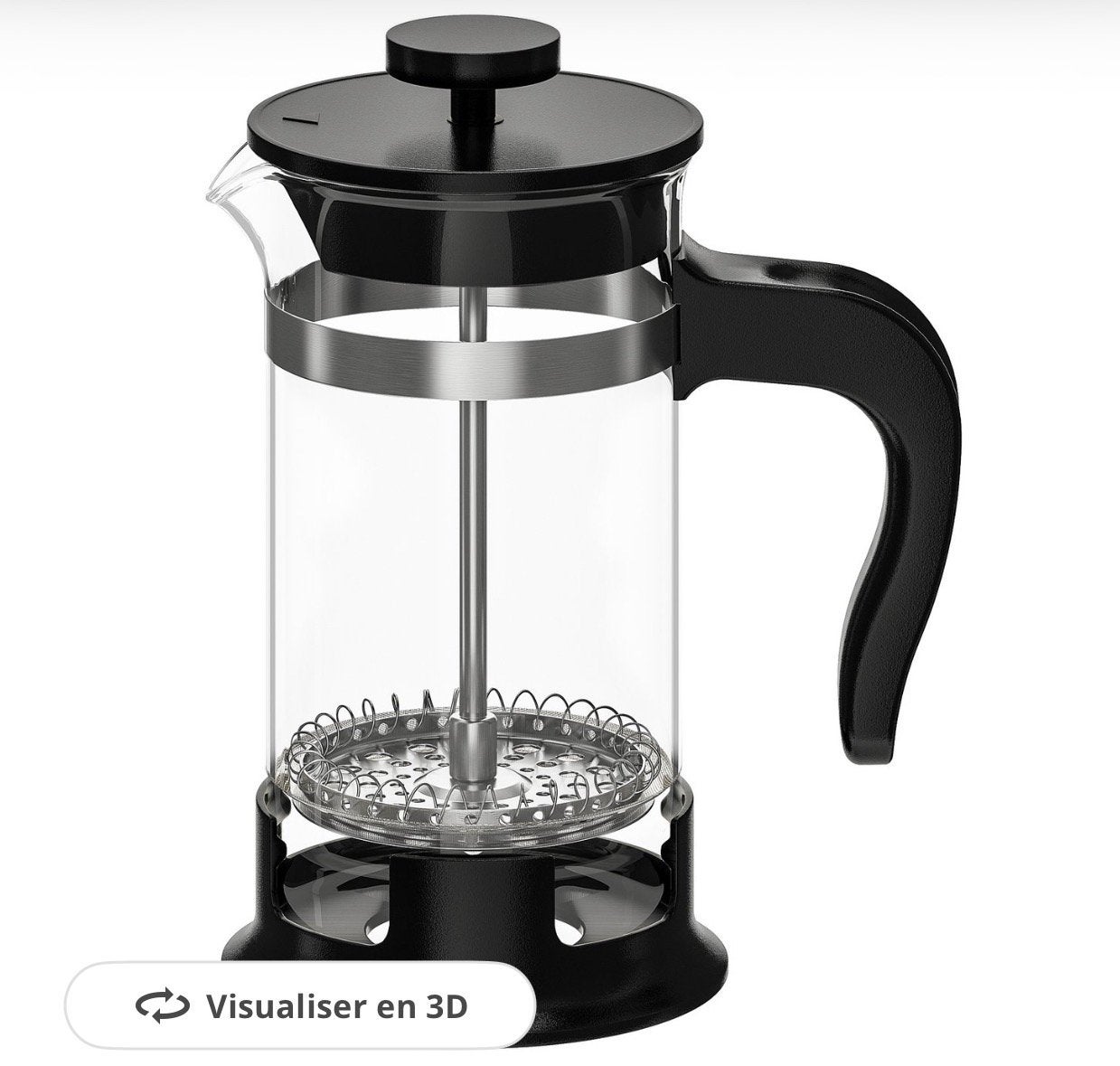 Cafetière piston Ikea neuve, Elektronische apparatuur, Ophalen, Koffiemachine, Gemalen koffie, Zo goed als nieuw