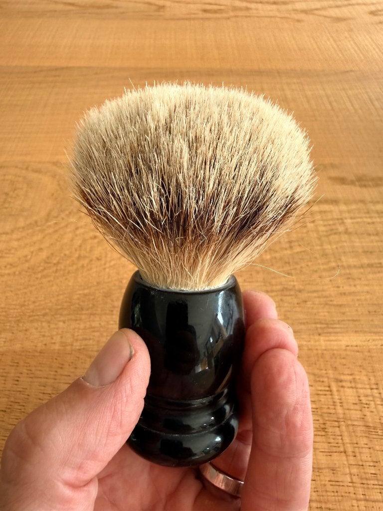Scheerkwast Muhle large dassenhaar, Ophalen of Verzenden, Zo goed als nieuw