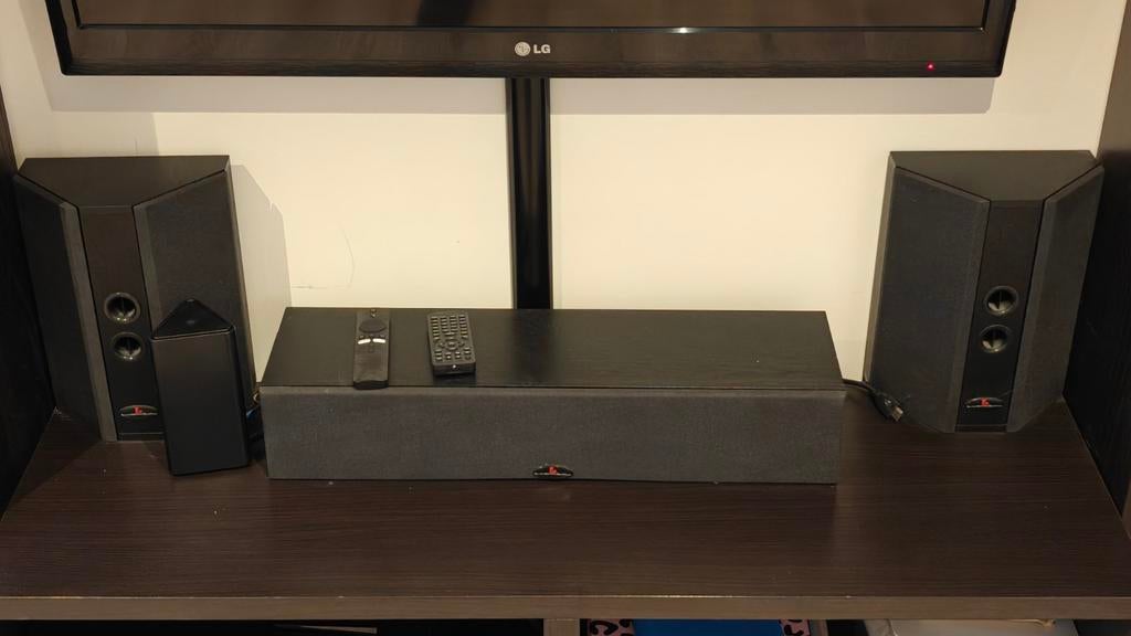 Ensemble ampli baffles 5.1 puissant, Enlèvement, Utilisé, Système 5.1