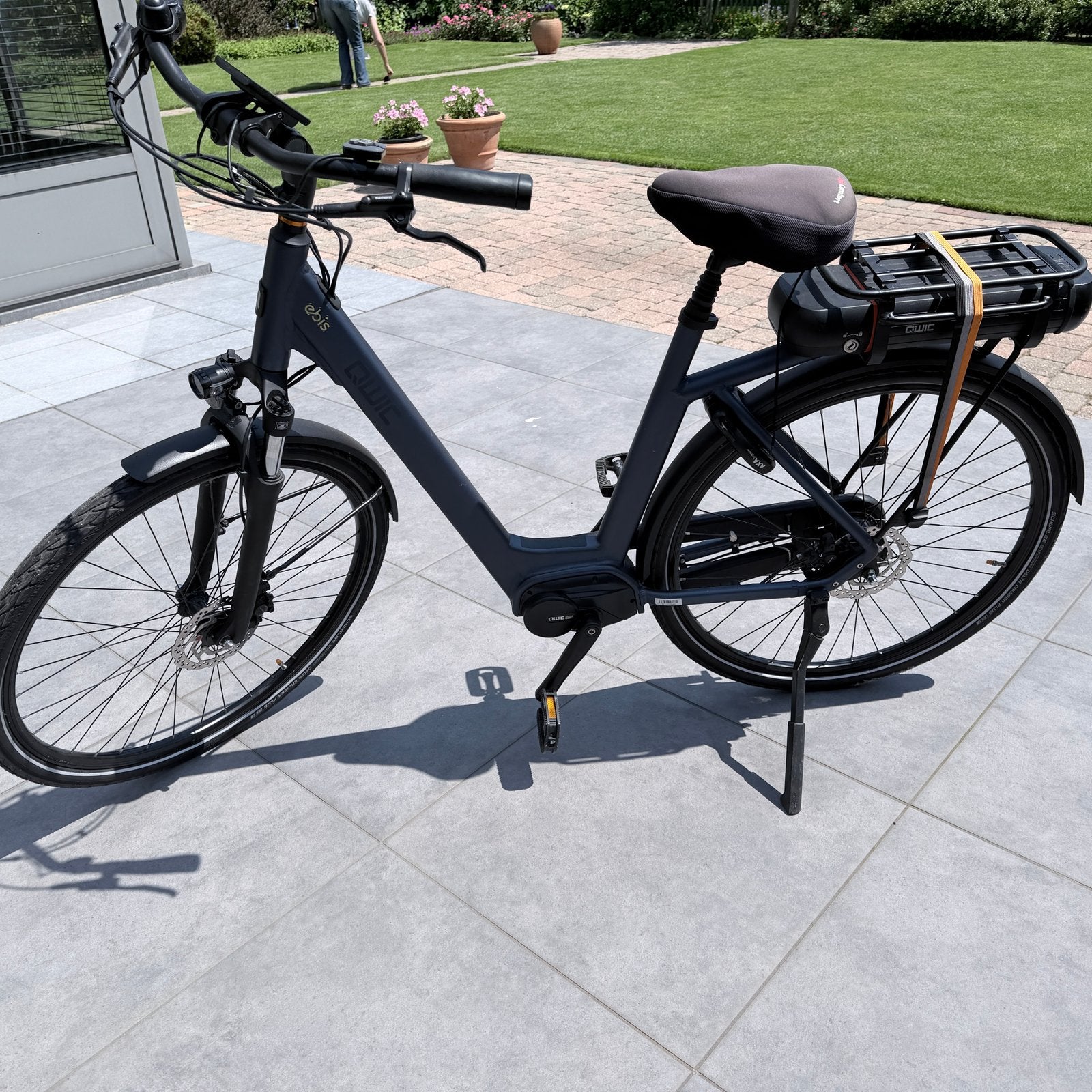 Elektrische fiets, Qwic, 51 à 55 cm, 50 km par batterie ou plus, Comme neuf