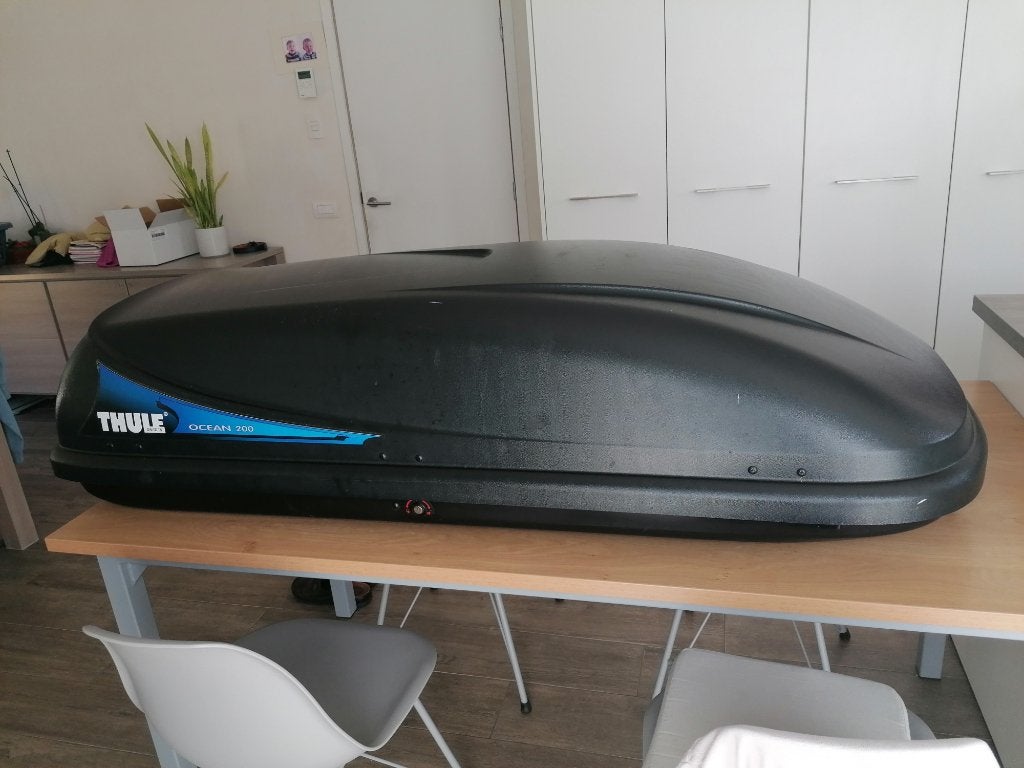 Te huur: Thule Pacific 200 dakkoffer, Ophalen