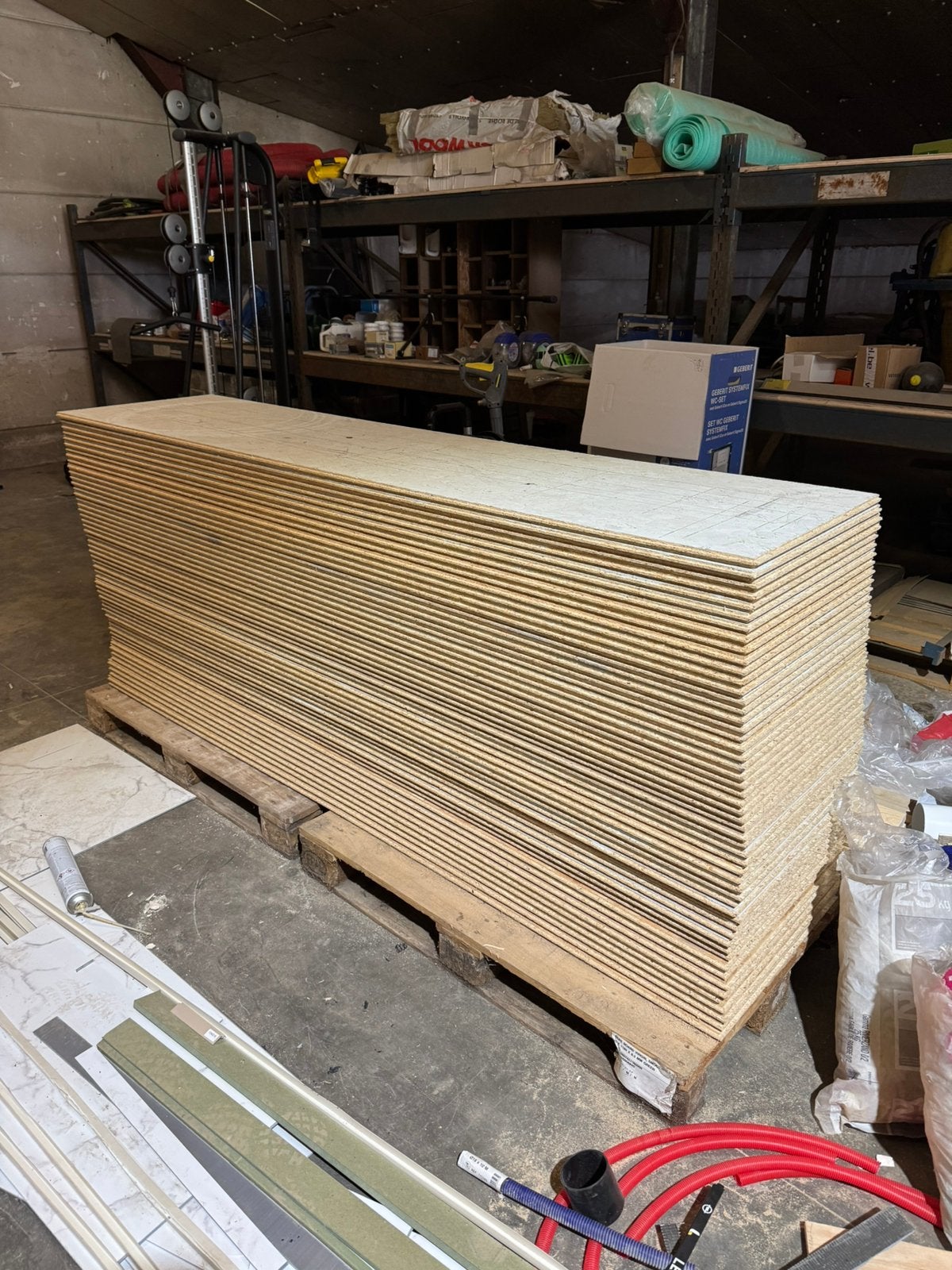 osb platen 53 stuks, Doe-het-zelf en Bouw, Ophalen, Gebruikt