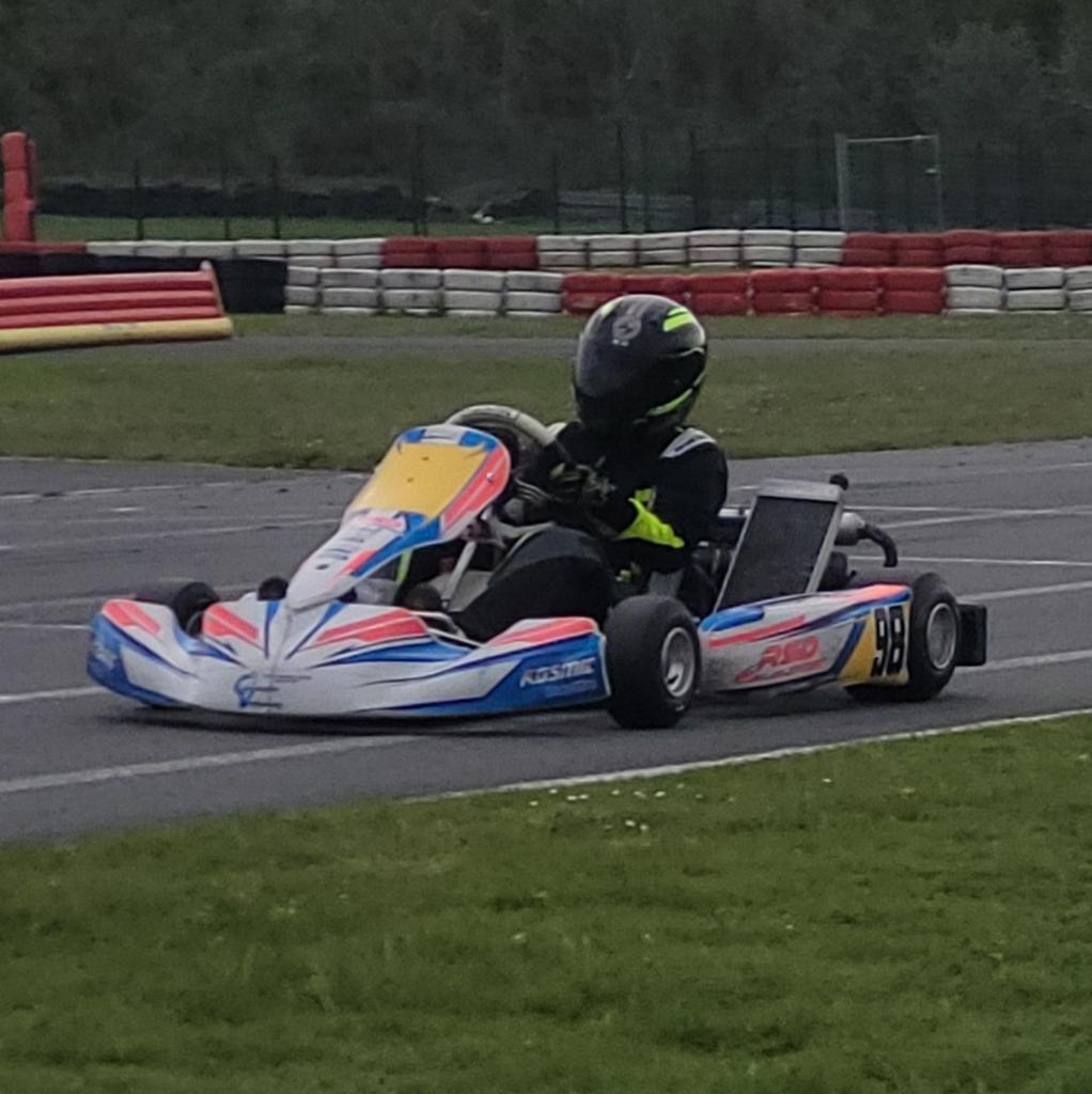 KART Iame X30 op kosmic OTK chassis hobby matig  gereden, Sport en Fitness, Karting, Ophalen, Gebruikt, Kart