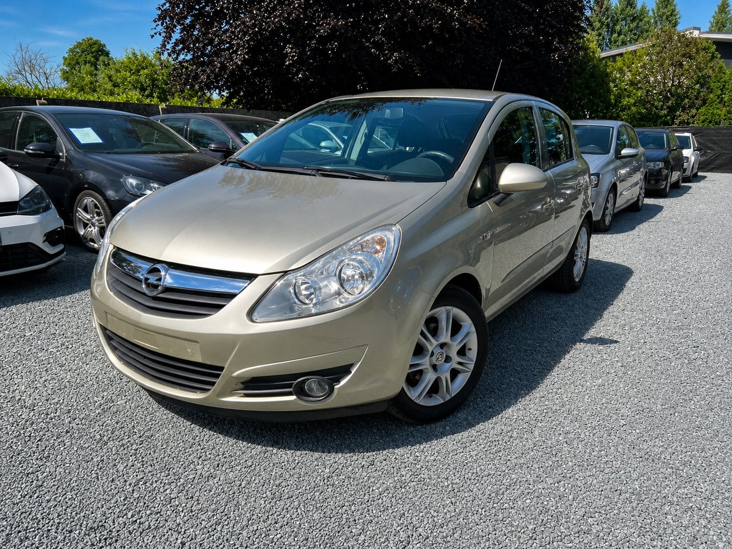 Opel corsa 1.2 benzine automatische transmissie, Automaat, Beige, Bedrijf, Elektrische ramen