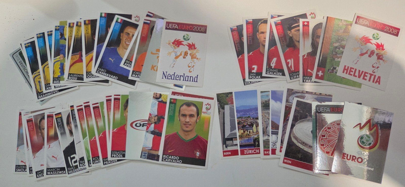 Panini Euro 2008, Enlèvement ou Envoi