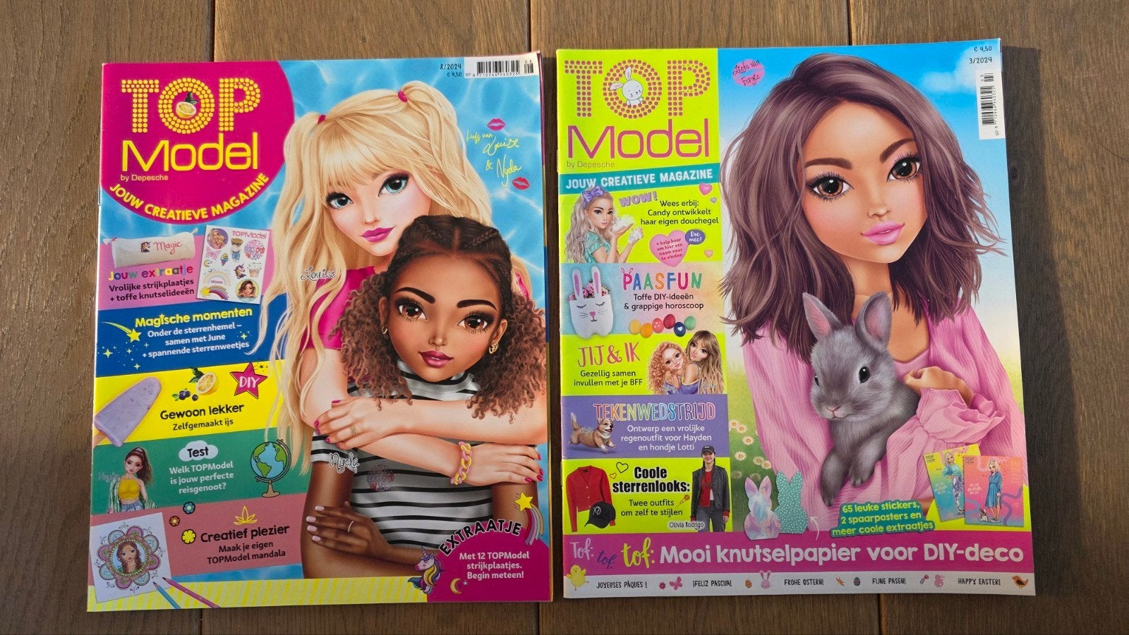 Twee magazines van Top Model - NIEUW, Boeken, Ophalen of Verzenden, Nieuw, Overige typen