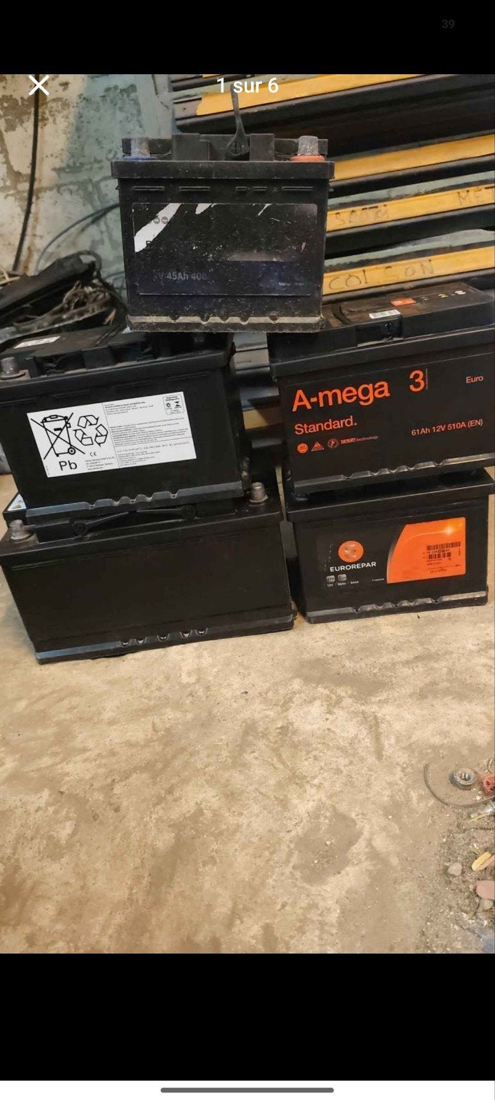 Batterie auto, Autos : Pièces & Accessoires, Enlèvement, Utilisé