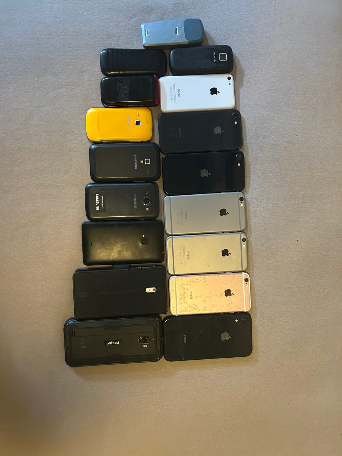 Grote lot telefoons iphone en samsungs, Enlèvement, Comme neuf