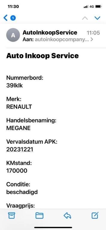 ACHTERDEUR Caddy III (2KA,2KH,2CA,2CH) (2K0827091H), Auto-onderdelen, Gebruikt, Achter, Volkswagen, Deur