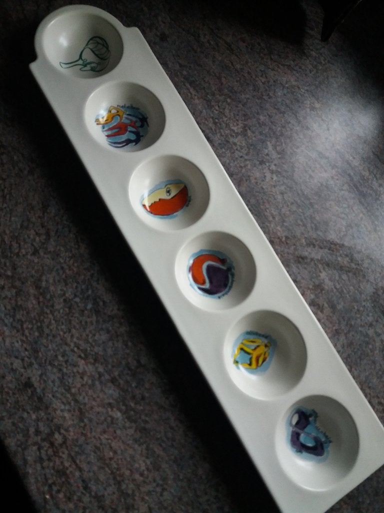 Corry Van Ammerlaan, apero - tapa schaal, Enlèvement ou Envoi, Comme neuf, Porcelaine ou Céramique, Rectangulaire