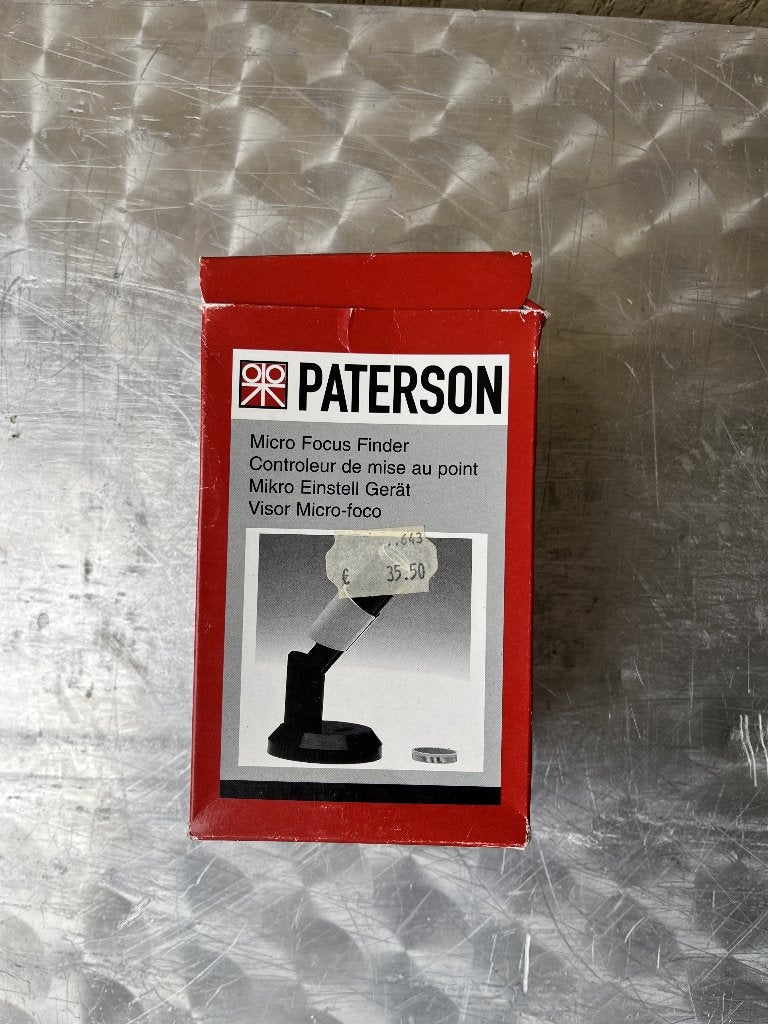 Paterson Micro Focus Finder – doka korrelscherpsteller, Ophalen of Verzenden, Gebruikt, Paterson, Vergrotingsaccessoire