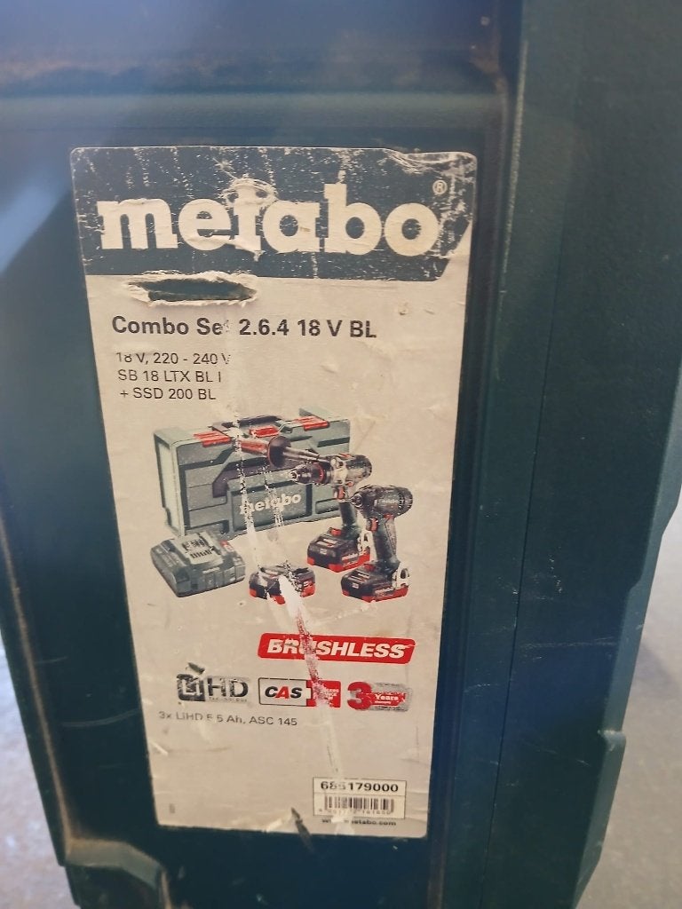 Metabo vijs en boor set, Ophalen, Gebruikt, Boor- en Schroefmachine, Variabele snelheid