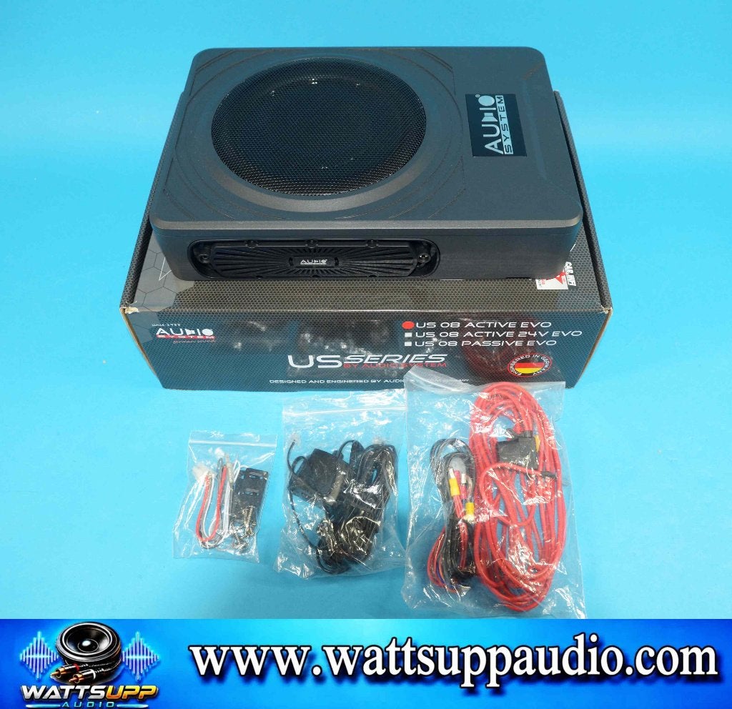 Audio System US08 Active EVO 8 inch underseat, Ophalen of Verzenden, Gebruikt