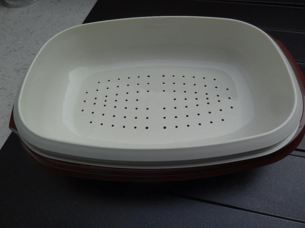 tupperware potje, Huis en Inrichting, Keuken | Tupperware, Ophalen of Verzenden, Zo goed als nieuw, Wit