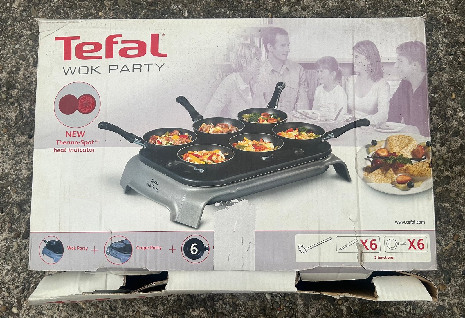 Tefal Party Wok, Ophalen, Zo goed als nieuw
