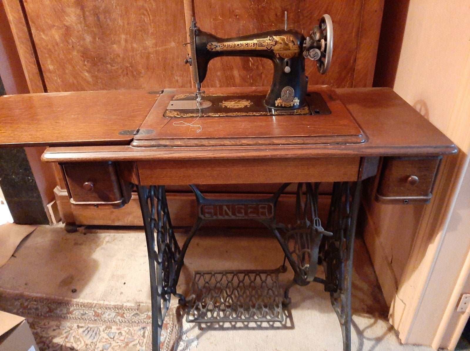 Machine à coudre Singer, Enlèvement
