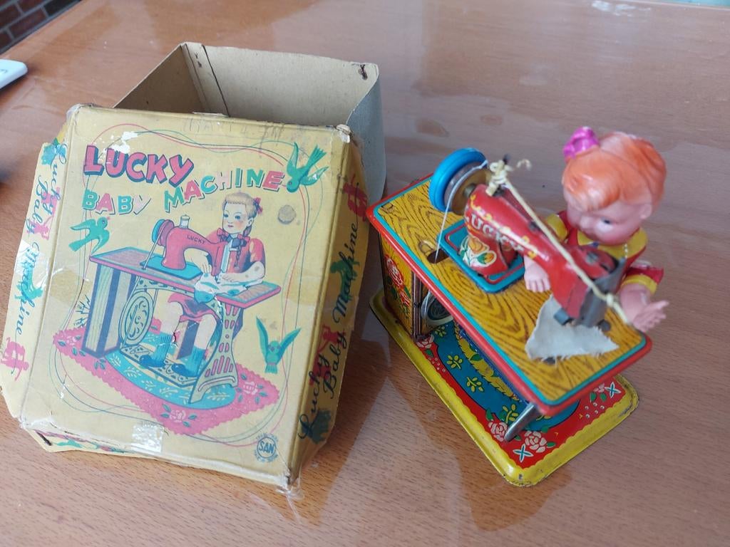 Vintage Lucky Machine-speelgoed voor baby's, Ophalen