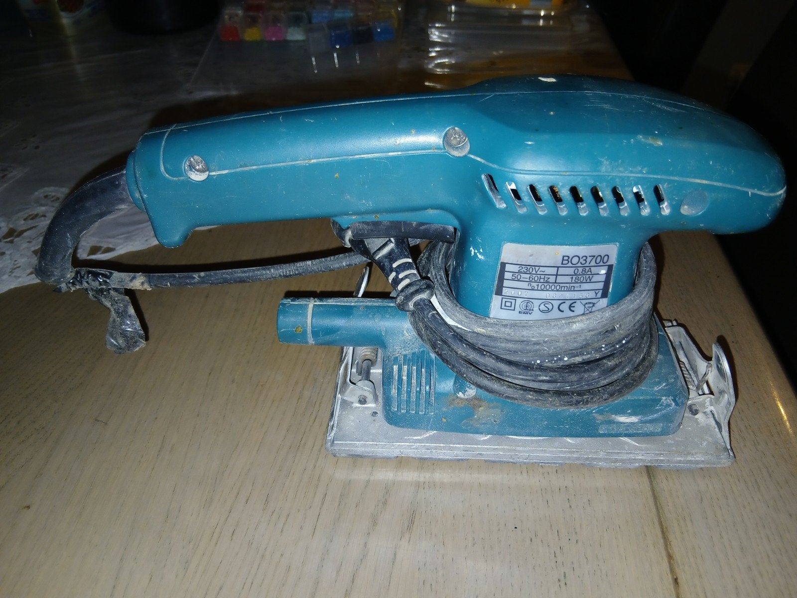 vlakschuurmachine makita, Bricolage & Construction, Enlèvement ou Envoi, Utilisé, Ponceuse orbitale