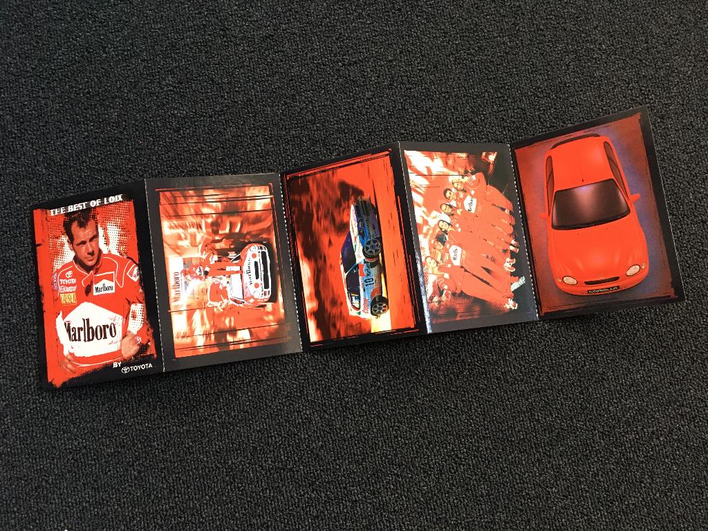 Cartes postales sportives du Rallye Toyota de Freddy Loix, Enlèvement ou Envoi, 1980 à nos jours, Non affranchie, Sports et Jeux