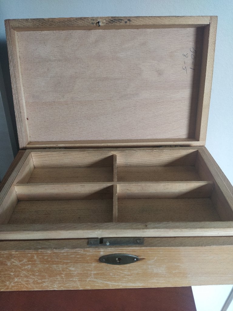 spoeldraad Barbour's Barbobs;naaigaren+houten naaidoos+lap, Enlèvement ou Envoi, Utilisé, Fil ou Aiguille(s)