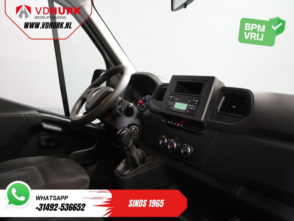Renault Master 2.3 dCi 150 pk DC Dubbel Cabine Open laadbak/, Auto's, Bestelwagens en Lichte vracht, Renault, Wit, Bedrijf, Onderhoudsboekje