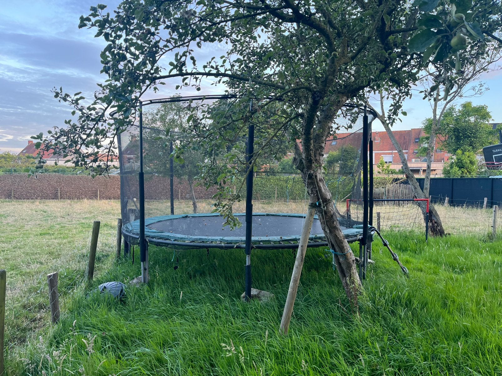 Berg trampoline, Kinderen en Baby's, Speelgoed | Buiten | Trampolines, Ophalen, Gebruikt
