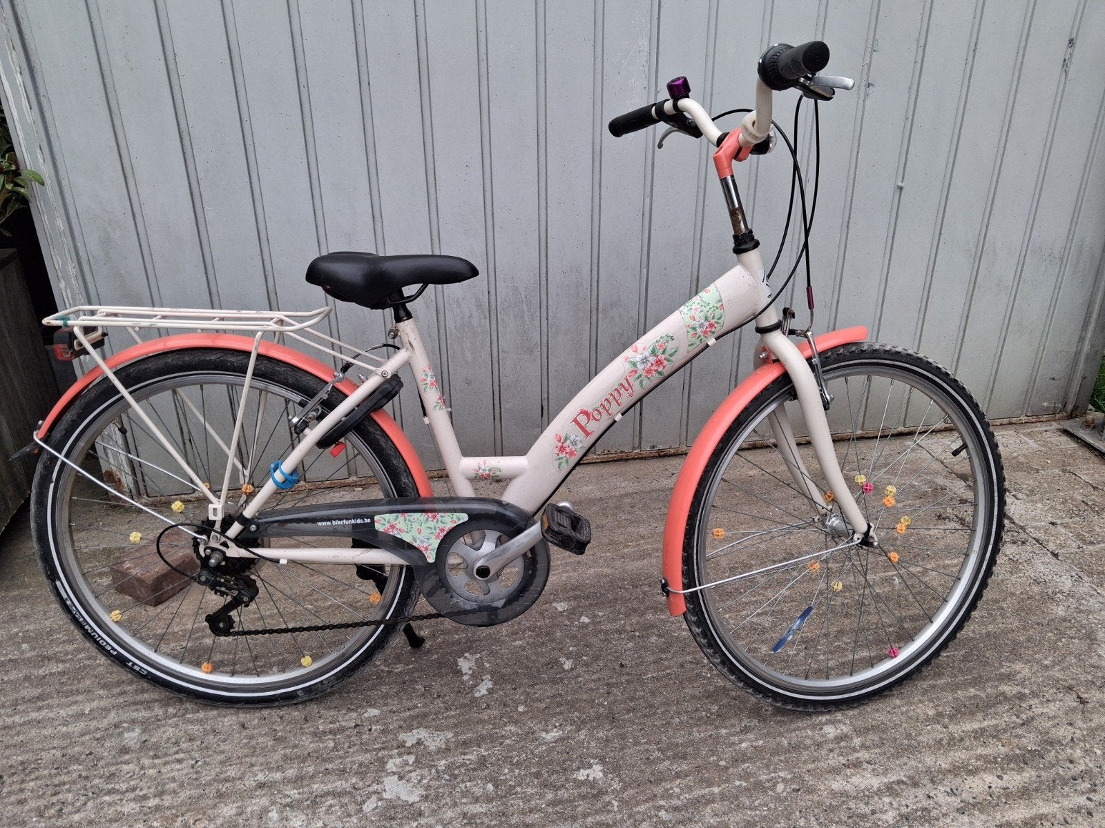meisjesfiets poppy, Enlèvement, Utilisé, Frein sur jante, Vitesses