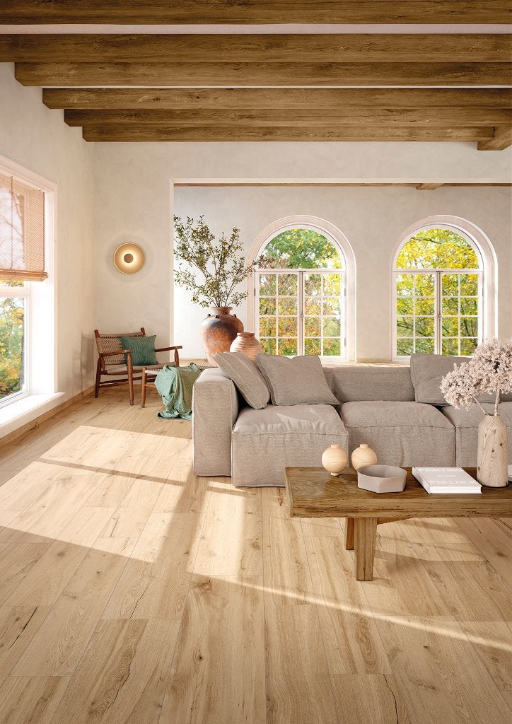 Houtlook Betula 1600x260x9.5mm naturale, Tuin en Terras, Keramiek, Overige typen, Nieuw, Ophalen of Verzenden