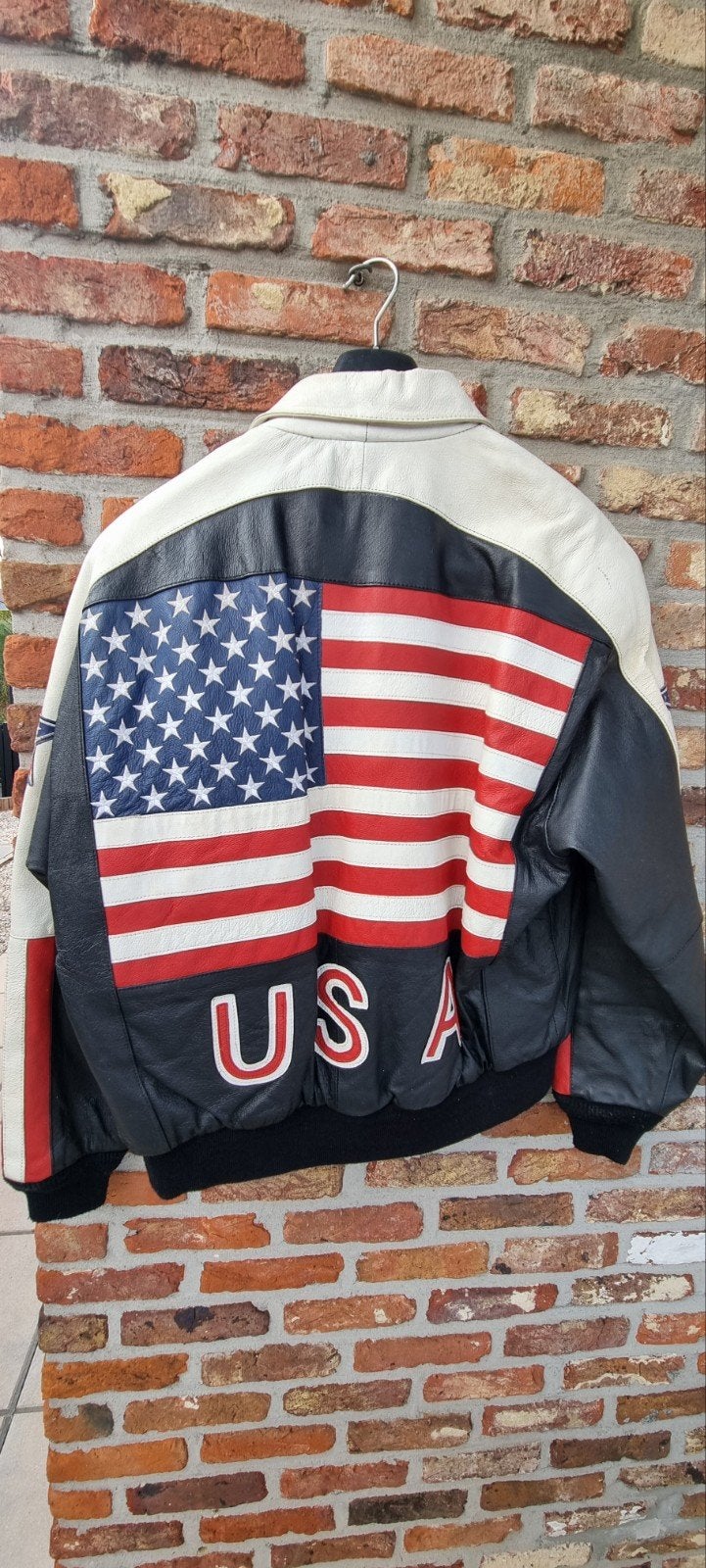 Usa vintage leren jas
Maat XL, Motoren, Ophalen