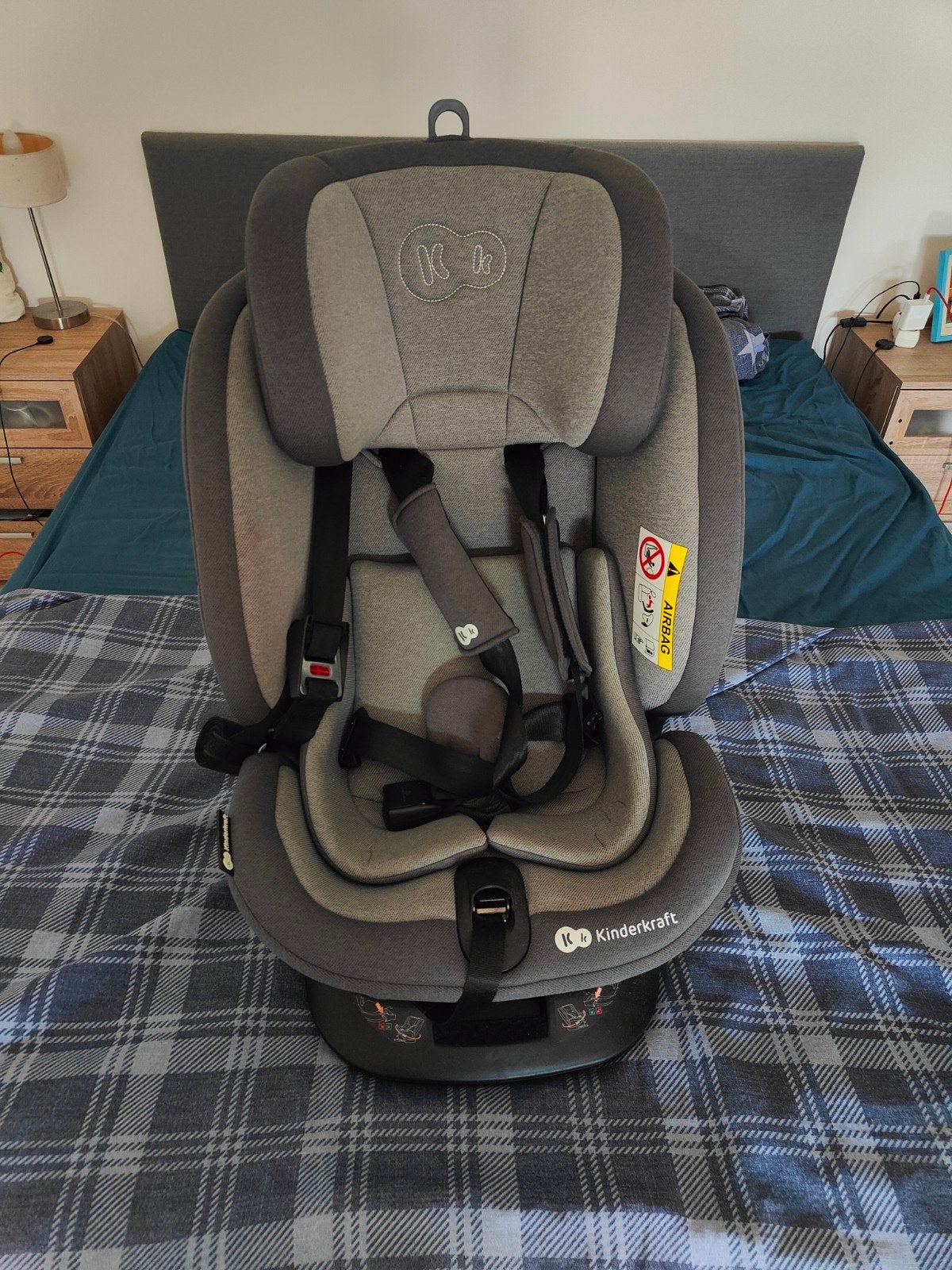Kinderkraft autostoel van baby tot 150cm, 0 t/m 18 kg, Verstelbare rugleuning, Zo goed als nieuw, Isofix